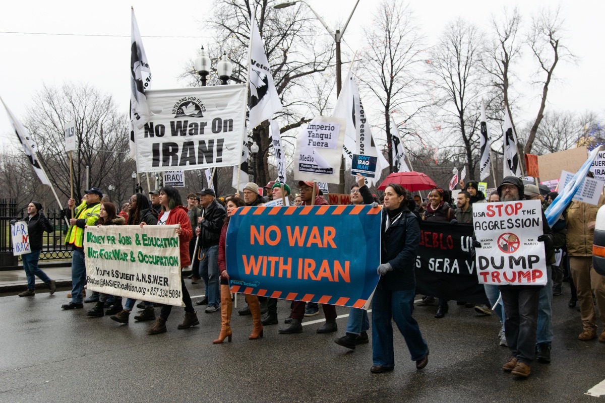 Boston Anti-War March January 2020 | Everything's JOK